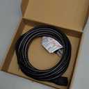 Amazon Basics Extension Cord, 20 Ft, 3 Prong Outlet Extender, Indoor, 13 Amps, 125V, 16 AWG, Black