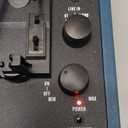 Victrola Journey Bluetooth Portable Suitcase Record Player  with Built-in Speakers, 3 Speed Vinyl Record Player, RCA Out, Headphone Jack (Blue Coral)