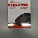 Redragon M810 Pro Wireless Gaming Mouse, 10000 DPI Wired/Wireless Gamer Mouse w/Rapid Fire Key, 8 Macro Buttons, 45-Hour Reliable Power Capacity and RGB Backlit for PC/Mac/Laptop (Black)