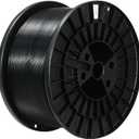 Polymaker 5kg ABS Filament 1.75mm Black, 3D Printer Filament 1.75mm Heat Resistant - PolyLite Black ABS 3D Printing Filament 1.75mm Cost Effective Large Spool, Strong & Durable