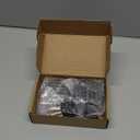 Trailer Door Lock  Keyed Alike Puck Locks for Trailers Trucks Vans Sheds, One-Click Lock Design, Heavy-Duty Shipping Container Lock (Black, 2 Pack, 6 Keys)