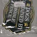 Dogs Contained by Invisible Fence Sign - Pack, 10 x 7 Rust Free Aluminum Private Property Sign, Weatherproof, Fade Resistant, Easy Mounting.