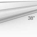 Basco 1/4 inch Shower Door Sweep Door and Panel (3/4" x 38-3/8") (Infinity), Clear