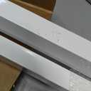 40 Inch Bar Height Table Legs, Heavy Duty Metal Counter Height Legs for DIY Furniture, Set of 2 (White)