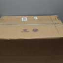 Cute Cat Beds for Indoor Cats, Striped Small Donut Dog Bed for Puppy and Kitten, Anti-Slip Bottom, Grey