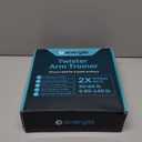 Twister Arm Trainer | Chest Workout Equipment Also for Biceps, Shoulders, Forearms, Back, Legs; Arm Chest Trainer for Men, Women, Beginners, Pros | 2 Spring Sets, 6 Resistance Levels (Blue)