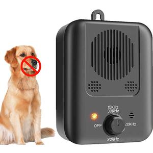 Dog Bark Control Device, ManKiaPro Ultrasonic Dog Anti Barking Control Deterrent Device USB Rechargeable 30ft Range Safe for Dogs and Human