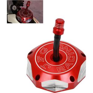 JFG RACING ATV Gas Cap,CNC Fuel Tank Billet Cover for TRX90 93-17/TRX250 97-17/TRX250EX 01-07/TRX350 00-06/TRX400 04-07/TRX450 98-04/TRX500 01-14/TRX650 03-05/TRX680 06-17 - Red