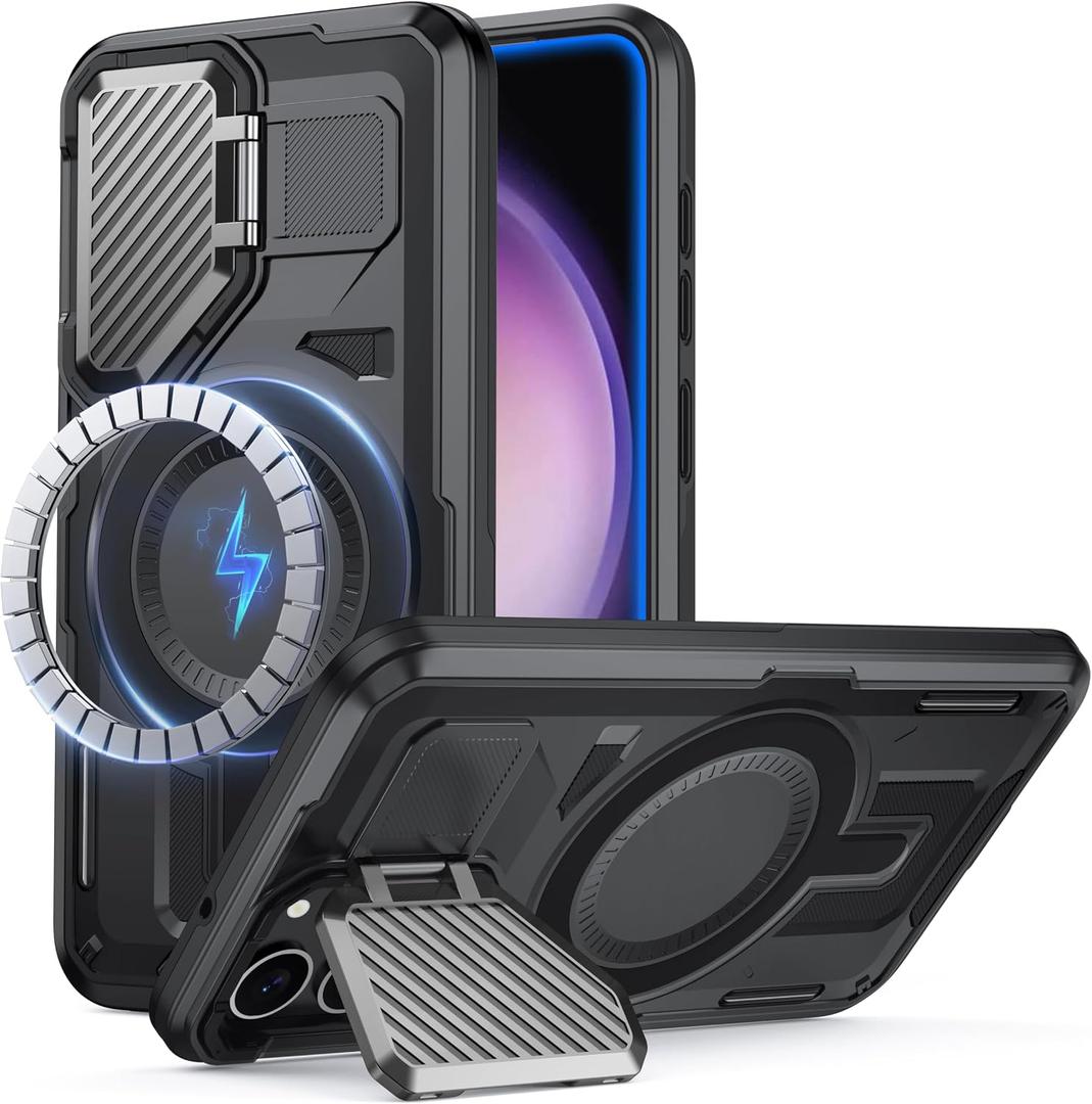 for Samsung Galaxy S23 Case,Jet Black
