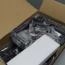 Consumest Corner Shower Caddy Standing - 3-Tier Stainless Steel Shower Organizer with Soap Holder and 4 Hooks, Large Capacity Corner Shelf Stand for Bathroom, Rest Room, Black