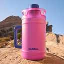 bubba 52 oz Insulated Stainless Steel Water Keg - Large Reusable Water Bottle Drinking Jug - Insulated Keg for Everyday Hydration, Lead-Free and BPA-Free, Tropical Eclipse
