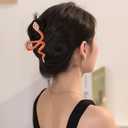 4 x Red Gem Snake Hair Clips,Snake Jewel Hair Claw Clips for Women,Diamond Hair Jaw,Non-Slip Hair Barrette Girl Hair Accessories for New Year,Birthday Party