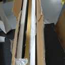 MOON MIRROR 24x36 Scalloped Mirror, Gold Rectangle Wall Mirror with Scallop Corner, Non-Rusting Vanity Mirror with Curved Cutouts Hangs Horizontal & Vertical