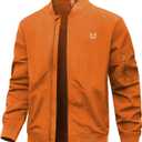 NORTHYARD Men's Bomber Jacket Lightweight Casual Windbreaker Zip Up Fashion Windproof Coat Spring Fall (XL)