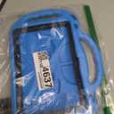 AVAWO Kids Case for Fire HD 10 & Fire HD 10 Plus Latest Model Tablet (13th/11th Generation 2023/2021 Release), with Shoulder Strap, Lightweight Shockproof Handle, Blue