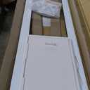 Ideal Pet Products Aluminum Pet Patio Door, Adjustable Height 77-5/8" to 80-3/8", 7" x 11-1/4" Flap Size, White