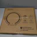 ROLOVE Gold Vanity Mirror with Lights, 12 Inch 3-Color Dimmable Smart Touch Makeup Mirror for Desk, 360 Rotation Tabletop Lighted Mirror for Bedroom, Dressing Room & Daily Grooming