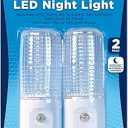 Prime Wire & Cable NLAE332P Automatic Night Light White LED, 2-Pack and Lamp