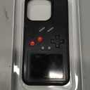 Gameboy Case for iPhone 15 Pro, Retro 168 Classic Games, Anti-Scratch Shockproof Phone Cover, Black