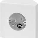 Fan Mounting Box, Ceiling Fan Mounting Bracket, Ceiling Fan Mounting Box, Ceiling Fan Mounting Kit, Fan Mounting Bracket, Fits cathedral Ceiling Angles of 80 or Up, White,1-Pack