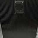 mixi Checked Luggage with Cup Phone Holder Hard Shell Rolling Travel Suitcases with Spinner Wheels,26 Inch Black