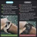 Goton 3 in 1 Waterproof Case with Band for Apple Watch with Built-in Tempered Glass Screen Protector 40mm, 360 Shockproof Bumper Face Cover with Band for Apple Watch SE 3/SE 2/SE, Series 6/5/4, 40mm