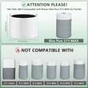 2 Pack 211i Max Replacement Filter Compatible with BLUEAIR Blue Pure 211i Max Air Purifier, Ture HEPA & Activated Carbon Replacement Filter
