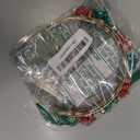 mokkia Christmas Headband for Women Red Green Xmas Bow Headband Jeweled Rhinestone Hairband Christmas Holiday Outfits Gifts (Chrismas 3)