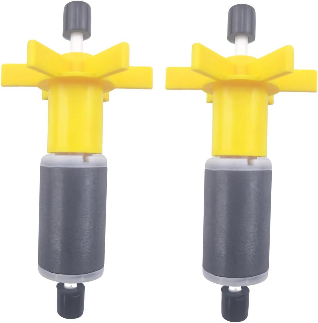 2-Piece Filter Cartridge Impeller, 360 Tank Filling Machine Impeller, Aquarium Tank External Filter Impeller, Water Pump Rotor Microsystem Replacement Impeller (HW303A/HW303B)
