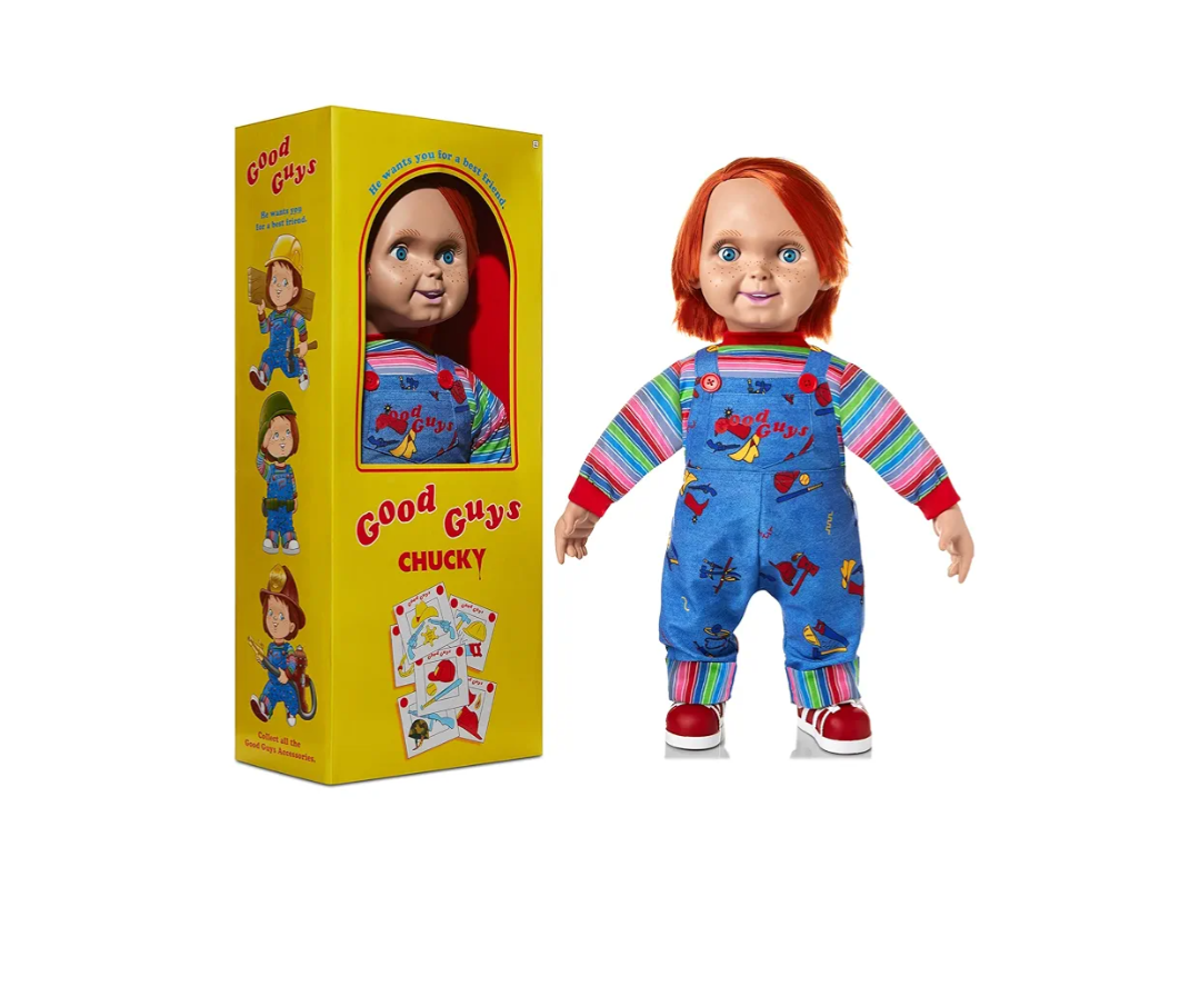 Spirit Halloween Good Guys Chucky Decoration - 24 Inch | Officially Licensed | Child's Play | Horror décor