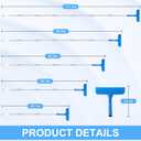 Ceiling Paint Roller No Drip Kit 111-Inch Extension Pole Included, 10 Inch Roller with Shield & Adjustable Head | No Drip, Splatter-Free Brush for Ceiling & Wall Painting