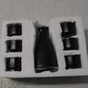 Tosnail 7 Pieces Ceramic Japanese Sake Set, 1 Serving Carafe and 6 Cups - Black