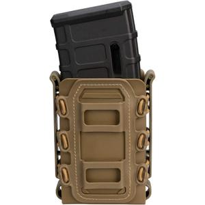 IDOGEAR Belt Magazine Pouch 5.56 Belt Clip Mag Pouches 7.62mm Softshell Rifle Mag Carrier for Belt M4/AR/AK Rifle Magazines