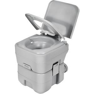 YITAMOTOR Portable Camping Toilet, RV Travel composting toilet with 20L Detachable Waste Tank, Double Water Spouts, Portable Toilet for Camping, Hiking (5.28 Gal)