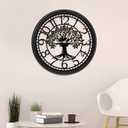 Big Wall Clock - Wall Clocks for Living Room Decor, Quiet and No Ticking Suitable for Wall Decor, Living Room Decoration, Kitchen Decoration, 16in