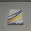 Lumbar Pillow Cover 14x36 for Bed Decor Blue Body Pillowscase Navy Blue and Yellow Abstract Striped Decorative Cushion Covers for Farmhouse Sofa Couch Bed Living Room Boho Modern Decoration Pack of 1