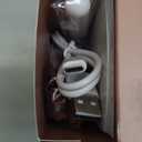 Electric Nail Drill Kit, Electric Nail File Cordless Nail Drill Machine for Acrylic Gel Dip Powder Nails, Professional Portable Manicure Pedicure Rechargeable Lightweight for Home Salon Use (White)