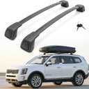 Snailfly Aluminum Roof Rack Cross Bars Fit for 2019-2026 Kia Telluride S SX SX-P EX with Flush Side Rails, Aerodynamic Rooftop Cargo Carrier Luggage with Anti-Theft Lock (Except X-Line and X-Pro)