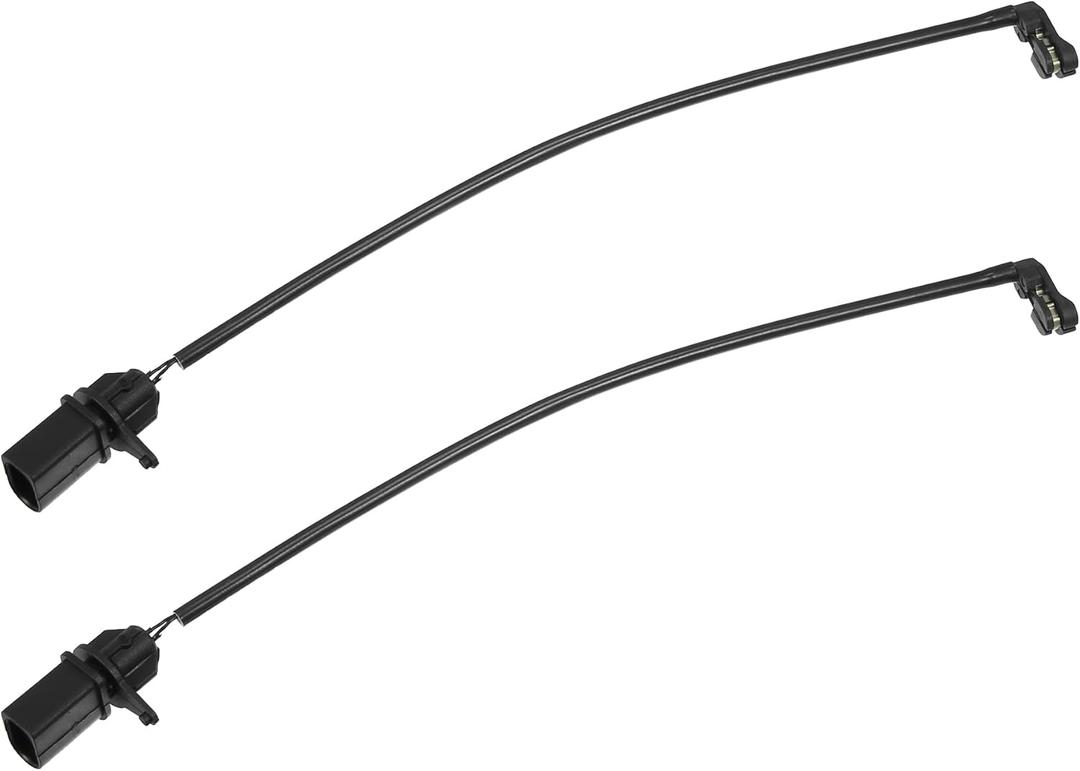 X AUTOHAUX 2pcs 8T0907637 Car Front Disc Brake Pad Wear Sensor Brake Pad Wear Indicators for Audi A4 A5 A6 S4