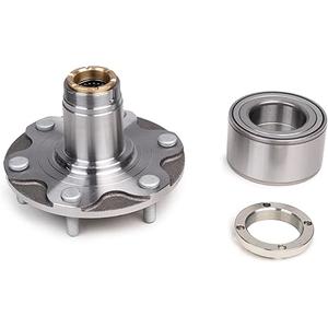 Front Wheel Hub Wheel Bearing Kit Compatible with Toyota Tacoma 1995 1996 1997 1998 1999 2000 2001 2002 2003 2004 2.4L 2.7L 3.4L L4 V6 Replaces 43502-35160 43502-04030 43521-35010 90369-5400