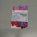 PACIFIC PPE 2 Pairs Gardening Gloves for women and Ladies, Rubber Coated Garden Gloves, Outdoor Protective Work Gloves, Small, Pruple & Red