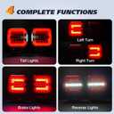 Wireless Trailer Lights for Truck, USB-C Rechargable Magnetic Trailer Light with Adjustable Base, High Bright LED Tow Light Kit for Towing, RV, Camper, Brake Reverse Turn Signal for 7 & 4 Pin