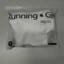 RUNNING GIRL Sports Bras for Women, Medium-High Impact Running Strappy Sports Bra with Removable Pads (White, XXL)