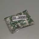 jinchan Small Window Curtains 24 Inch Linen Floral Curtain Set for Kitchen Bathroom Cafe Curtains Light Filtering Window Treatment Farmhouse Cottagecore Back Tab Drapes 2 Panels Green on Beige