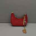 KKXIU Shoulder Bag for Women Small Purse Cute Clutch Hobo Handbag Trendy Crescent Bag (Red)