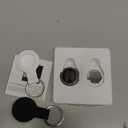 Air Tracker Tags-2 Pack Compatible with Apple Find My (iOS Only) Bluetooth Tracker, Smart Keys Finder and Item Locator with Waterproof Case for Wallet Luggage Backpack (Android Need Download App) (1B1W)