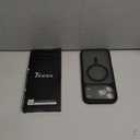 TOCOL for iPhone 17 Pro Max Case, Compatible with Magsafe, Full Camera Protection, Built-in Magnets, Translucent Matte for iPhone 17 Pro Max Phone Case 6.9 inch (Black)