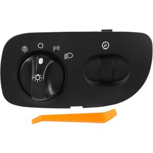 No.YL3Z11654DAA/YL3Z11654DAB/YL3Z11654DAC/YL3Z11654DAD Headlight Switch with Removal Tool for Ford F-150 2000-2003 for Ford F-150 Heritage Headlamp Dimmer Switch Black