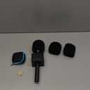 Mic Handle for DJI/DJI Mini/3, Microphone Holder for Rode Wireless GO/Hollyland Lark/Lavalier Mic, Universal Magnetic Mic Stand, Mic Holder with 3 Pop Filter for Vlogging, Interview, Podcast, Reports