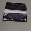 MZOO Luxury Sleep Eye Mask for Side Sleeper Men Women, Zero Eye Pressure 3D Sleeping Mask, Light Blocking Patented Design Night Blindfold, Soft Eye Shade Cover for Travel, Grey